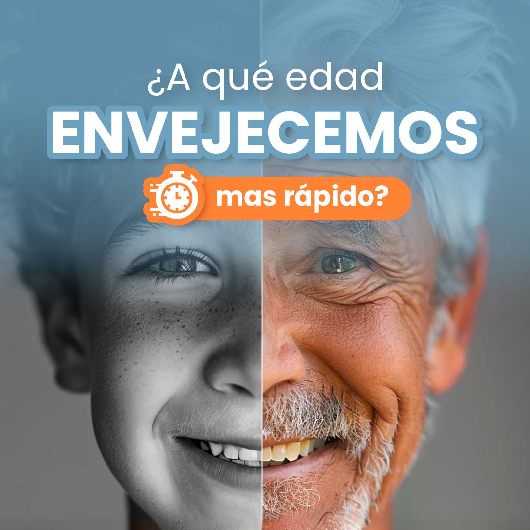 A que edad mi cuerpo envejece mas rápido